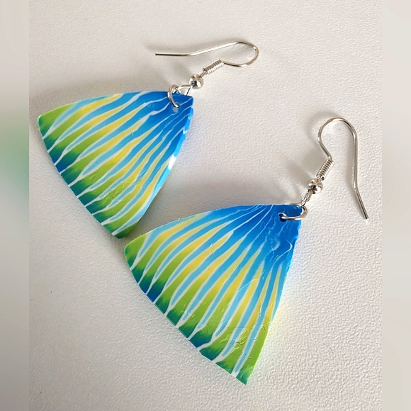 Polymer clay earrings - Picture 5 of 5